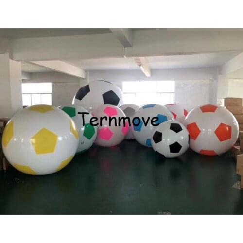 Large inflatable football balloon sport ball PVC Cheap Price Event Display helium balloon large sky balloons