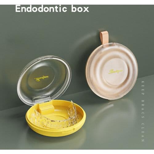 Partial Denture Case Orthodontic Teeth Box Orthodontic Dental Retainer Box Denture Storage Container Holder Invisible Braces Box