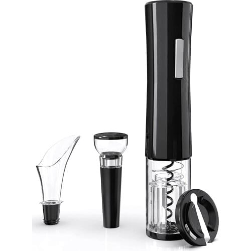 Electric Wine Opener,Corkscrew Wine Bottle Opener Automatic Wine Accessories Contains Foil Cutter, Wine Vacuum Pump Stopper
