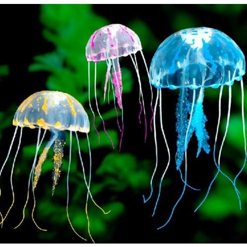 Jellyfish Simulated Jellyfish Microview Glowing Fish Tank Ornament Simulated Jellyfish Microview Glowing