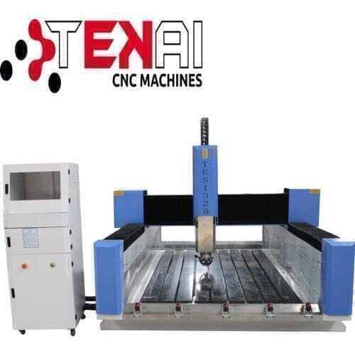 Most popular Jinan TEKAI stone engraving machine 1325 marble and granite machines with rotary axis desktop milling machine