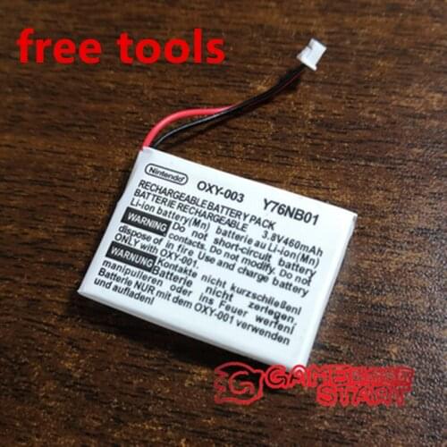 NEW 460mAh 3.8V Rechargeable Lithium-ion Battery Kit Pack for Nintendo GBM Game Boy Micro+tools