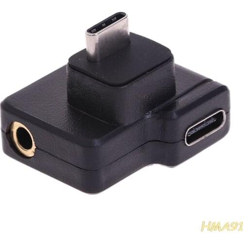 Original DJI CYNOVA Osmo Action Dual 3.5mm USB-C Adapter for OSMO Action Camera