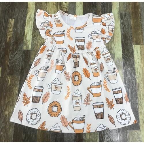 Baby girl boutique coffee afternoon tea dessert treasure dress