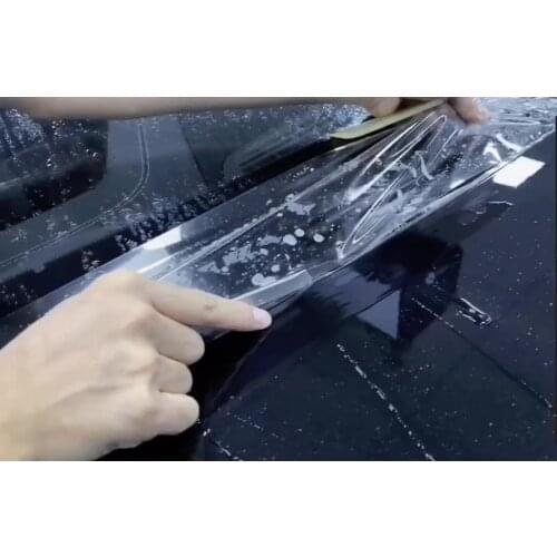 SULAMEDER clear ppf car paint protection film glossy car door handle anti scratch film 1.52x15m
