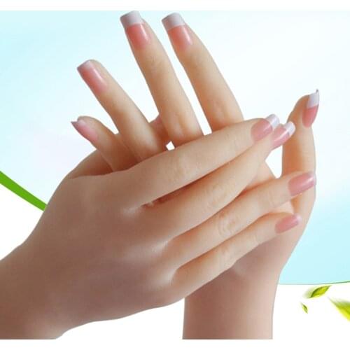 Realistic Female Silicon Hand Mannequin Model Jewelry Ring Display Right/Left