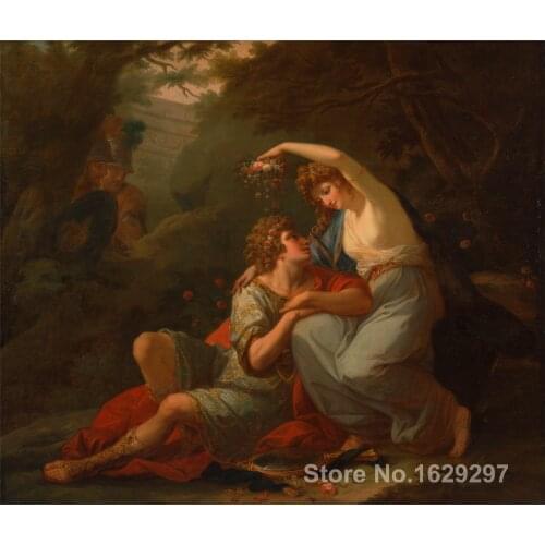 Rinaldo and Armida Angelica Kauffman painting for sale Hand painted High quality