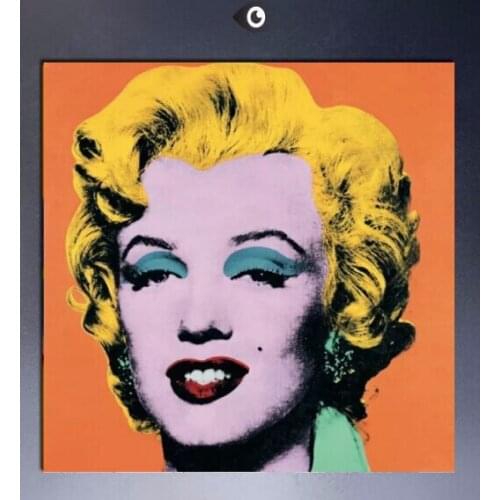 Hand made on canvas wall Painting handmade pop art colorful portrait marilyn monroe oil painting on canvas