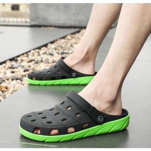 Kid Summer Jelly Shoes Men Women Beach Non-slip Sandals Garden Light Sandalias Outdoors Hollow Slippers Couple Lovers Sandals