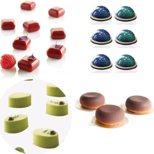 3D 35 Holes Silicone Molds For Pastry cake,Bakery DIY Non Stick Cake Decoration Mould,Chocolate Candy Dessert Baking Tools