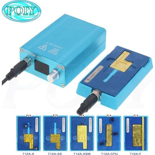 SS-T12A iPhone 6 7 8 X XS MAX PCB motherboard Disassembly Desoldering Heating Station 185 degrees accurate Rapid Separation Tool