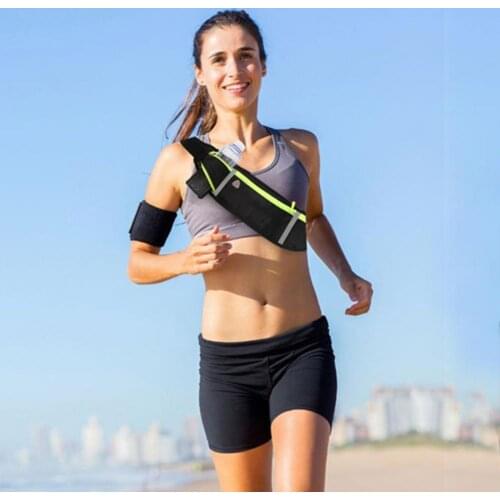 Belt Bag Sweatproof Multiuse Polyester Hidden Anti-theft Walking Running Key Phone Water Bottle Storage Bag Outdoor Fitness Bags