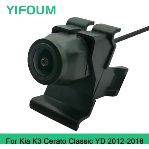 YIFOUM HD CCD Car Front View Parking Night Vision Positive Waterproof Logo Camera For Kia K3 Cerato Classic YD 2012-2018