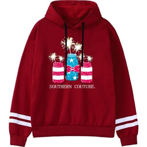 Fireworks Print Woman Hoodies Fashion Leisure Sweatshirts Long Sleeve Autumn Clothing Tops Hip Hop Kpop Female Casual Pullovers