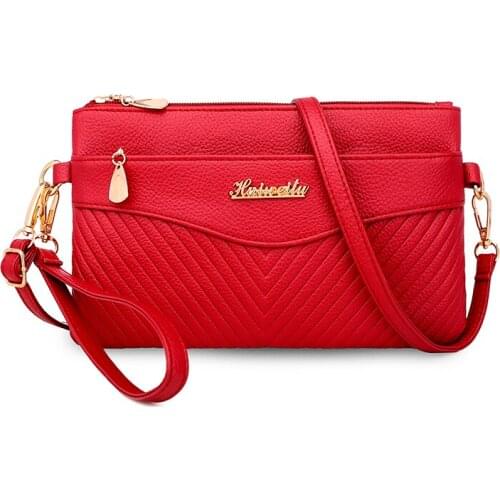 Women Leather Messenger Bags 2020 Sac A Main Flap Bags Vintage Female Leather Shoulder Crossbody Bag For Women Handbags Wallet