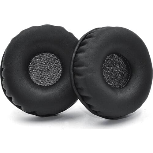 1Pair Leather Cushion Cover Compatible with -Jabra Evolve 20 20se 30 30II 40 Fashion Pads Cover Earpads Sponge Soft DXAC