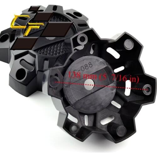 1PC 110mm 138mm Wheel Center Cap Hubcap Dust Cover Fit For Mags 15x7 6holes Decoration Covers Black Plastic