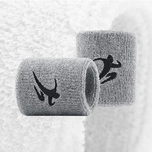 1Pcs Wrist Sweatband Sports Volleyball Gym Wrist Support Wrap Tennis Wristband Sweat Band Towel Bracelet Protector Gear