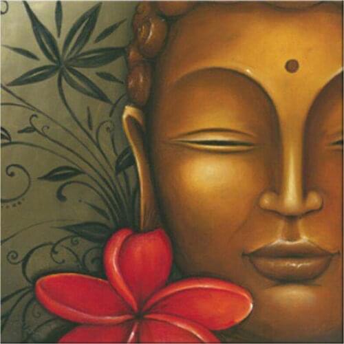 5D DIY Full Square/Round Diamond embroidery"Buddha statue"Cross Stitch Rhinestone Diamond Painting Mosaic Wall Sticker Gift SX08