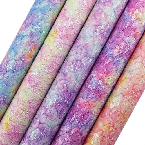 91cmx134cm Yard Printed Love Hearts Chunky Glitter FabricLeather For Bows Earring DIY Decoration Material AY313