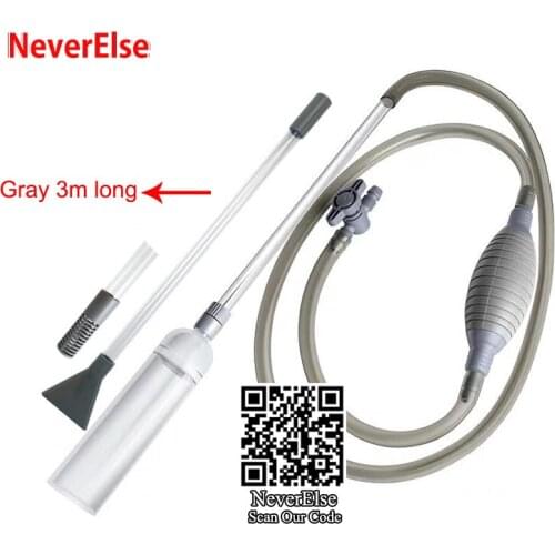 Aquarium Siphon Tube Fish Tank Cleaner Vacuum Pump Gravel Cleaner Sand Trap Filter Water Exchange Tool Suction Pipe Tube