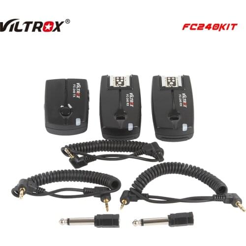Viltrox FC-240 Wireless Studio Strobe Flash Trigger Camera Remote for Canon 1500D 760D 750D 700D 650D 600D 70D 77D 90D M5 DSLR