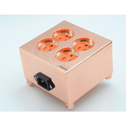 CMaudio HI-END enthusiast audio dedicated line copper low box 4 copper power strip 117*117MM