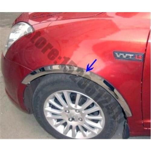 For Suzuki SX4 Swift Liana Car styling high quality Stainless steel car wheel eyebrow trim strip trim