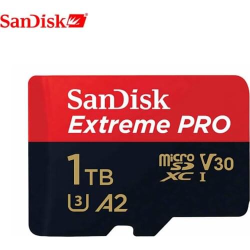 SanDisk Extreme Pro micro sd 64GB 128GB 1TB Memory Card 512G class 10 cartao de memoria U3 A2 V30 1TB tf flash card for gopro