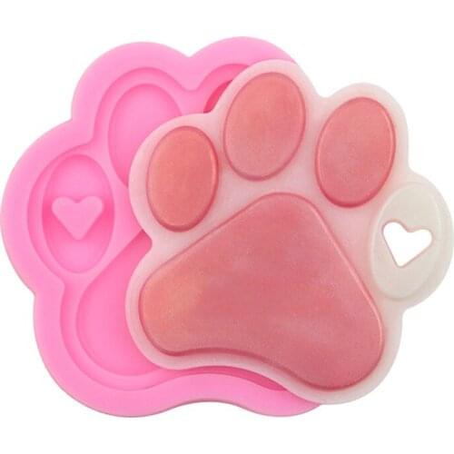 Cat Claw Tag Glue Drop Decoration DIY Car Aromatherapy Biscuit Mold XGY-401