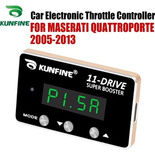 KUNFINE Car Electronic Throttle Controller Racing Accelerator Potent Booster For MASERATI QUATTROPORTE 2005-2013 Tuning Parts