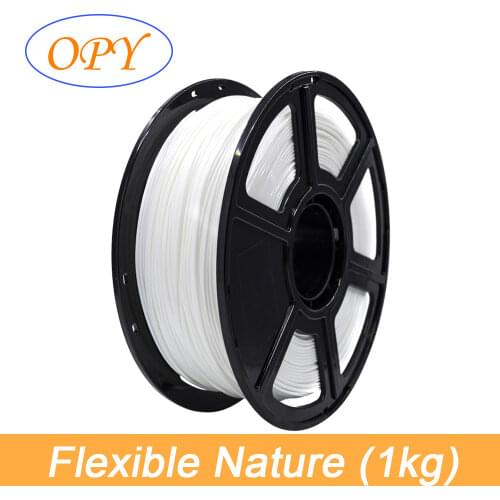 OPY Flexible Filament Flex 1.75mm 1KG 10m 100g 3d Printer Nature Black Red Green Blue Yellow