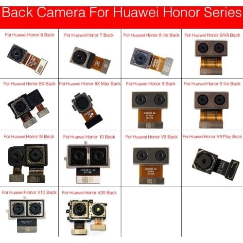For Huawei Honor View 6 7 8 V8 8x 9 9i V9 10 V10 V20 Max Plus Lite Back Facing Camera Main Camera Rear