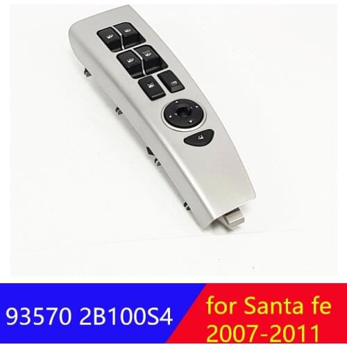 935702B100S4 Front left side Window Main Switch For Hyundai Santa Fe CM 2007-2011 Door glass lift control switch LH 93570-2B100