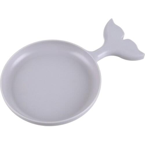 Cute Fish Shape Fruits Plate Snack Plate Dried Fruits Dish Storage Trays Multi-purpose Home Desserts Cookies Nuts Tray Plate