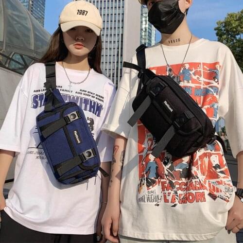 Casual Short Travel Bag Men Crossbody Pouch Nylon Multi-Function Anti-Theft Messenger Bags Unisex Belt Waist Pack Phone Pouch