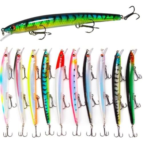 1Pcs Large Fishing Lure Floating Minnow Hard Bait 135mm 15g Artificial Bait Wobblers Crankbait Pesca Carp Fishing Tackle Lure