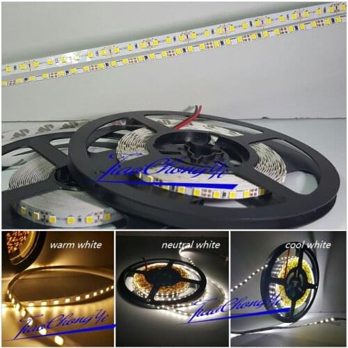 Super Bright 5M 600Leds 2835 SMD white 3000k 4500k 6500k Flexible LED Strip DC12V New