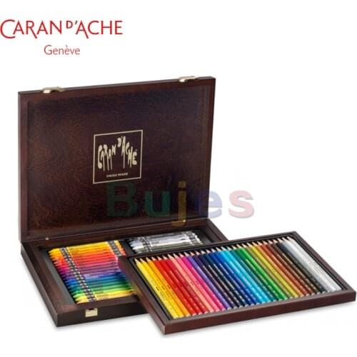 Caran d'Ache 30 color prismalo water soluble color lead + 40 color neocolor II water soluble crayon (3002.470)