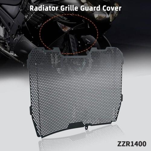 For Kawasaki ZZR1400 2015 2016 2017 2018 2019 2020 ZZR 1400 Accessories Motorcycle Radiator Guard Protector Grille Grill Cover