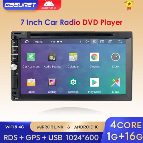 Android 10.0 Car DVD Player Double 2 Din GPS Navigation for toyata VIOS CROWN CAMRY HIACE PREVIA COROLLA RAV4