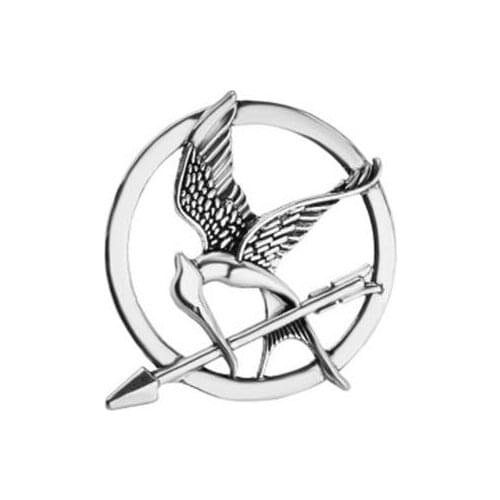 New 3 Colors Copper The Hunger Games Brooches Classic Movie Jewelry Popular Vintage Style Birds Brooches Broche Spilla Brosche