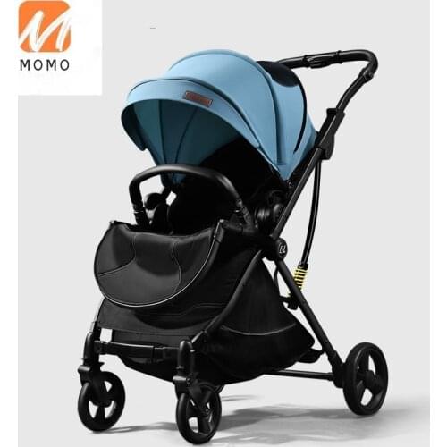 Baby Stroller, Two-Way Portable Foldable High Landscape Baby Newborn