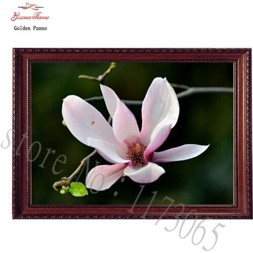 Golden Panno Painting Flowers By Numbers