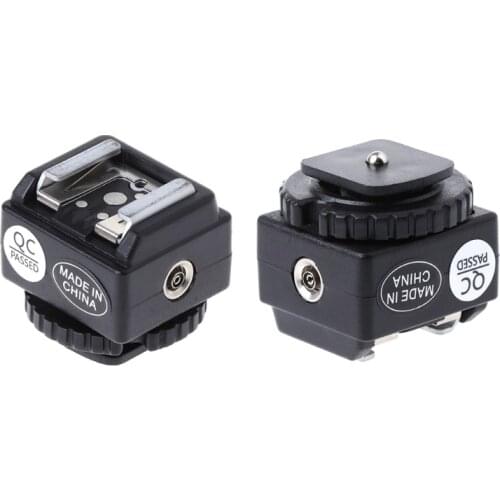 HX6A C-N2 Hot Shoe Converter Adapter PC Sync Port Kit For Nikon Flash To Canon Camera