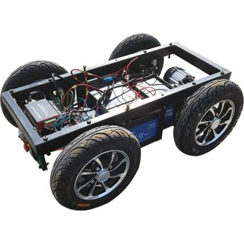 Customized Electric four-wheel vehicle chassis self-driving vehicle chassis accessories wheel chassis remote control mobile driv