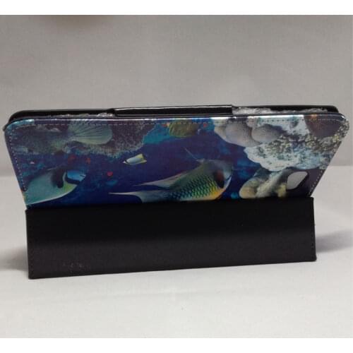 Myslc Printed Pu Leather Cover for Digma Plane 7547S 3G 7 inch Tablet Magnetic Stand Case