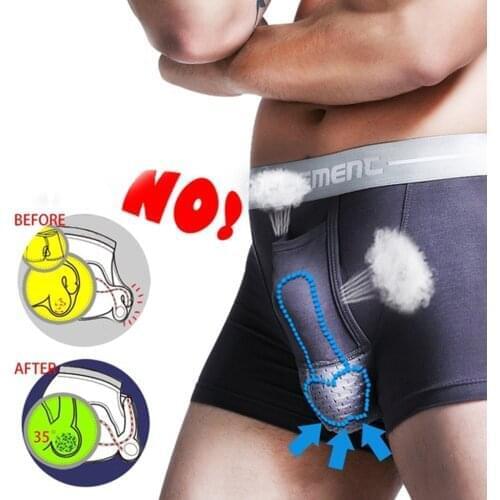 Men Breathe Underwear Bullet Separation Scrotum Physiological Mens Underpants Breathable Boxers Panties ropa interior hombre NEW