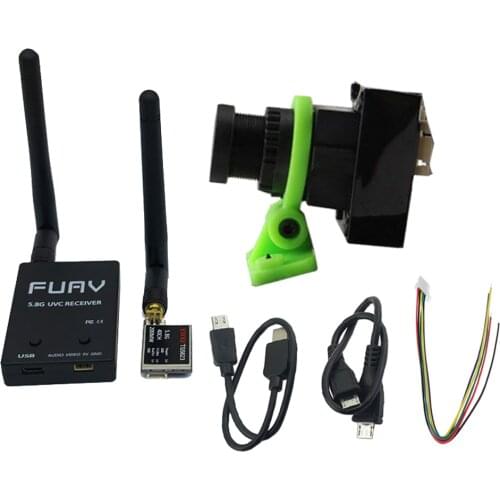5.8G FPV Receiver UVC Video Downlink OTG VR Android Phone+Video 200mw Transmitter TS5823+ 1000TVL Camera