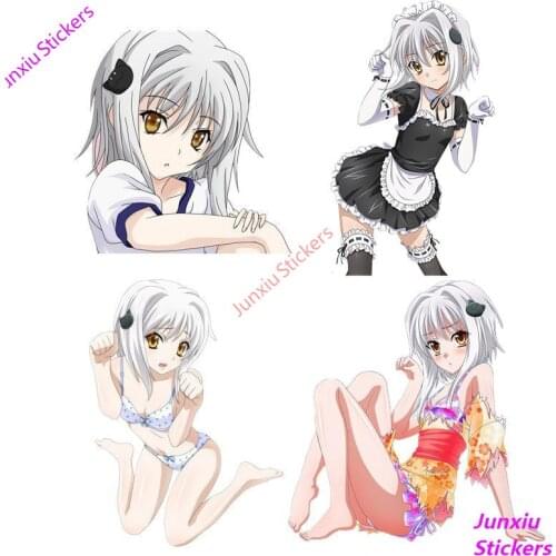 High School DxD Koneko Toujou Anime Girl Car Sticker Vinyl Bike Decal Bumper Window Laptop Decoration Car Accessories KK15*12cm